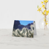 Choya Cactus - Arizona Note Card Karte (Gelbe Blume)