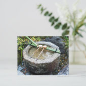 Chōzubachi in Ginkaku-ji Temple Postkarte (Stehend Vorderseite)