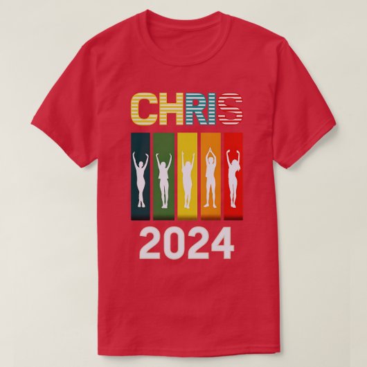 Chris 2024 Chris Personalisiert Vorname for Men 2 T-Shirt (Design vorne)
