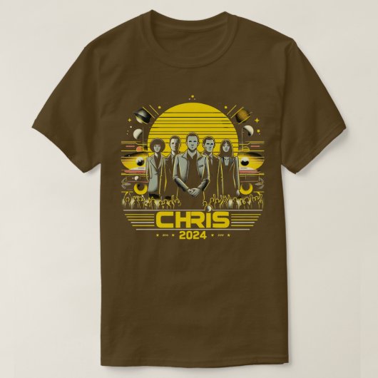 Chris 2024 Chris Personalisiert Vorname for Men 2 T-Shirt (Design vorne)