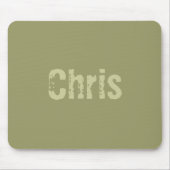 Chris Army Green Mousepad (Vorne)
