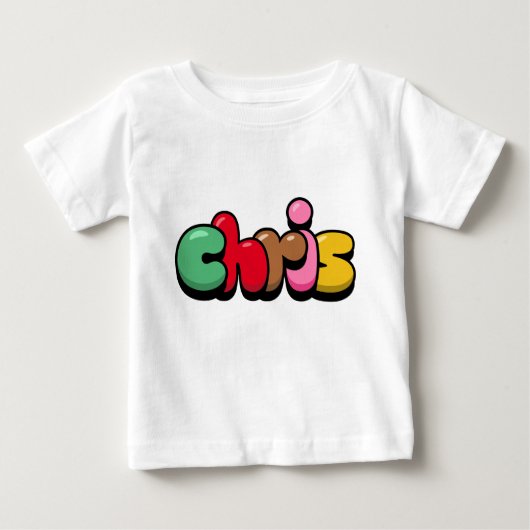 Chris Baby T-shirt (Vorderseite)