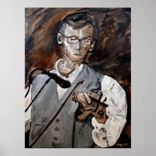 Chris Bayer, Geigen-Spieler Poster