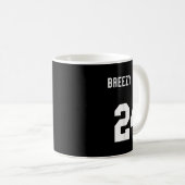 Chris Breezy 24 On Back  Kaffeetasse (VorderseiteRechts)