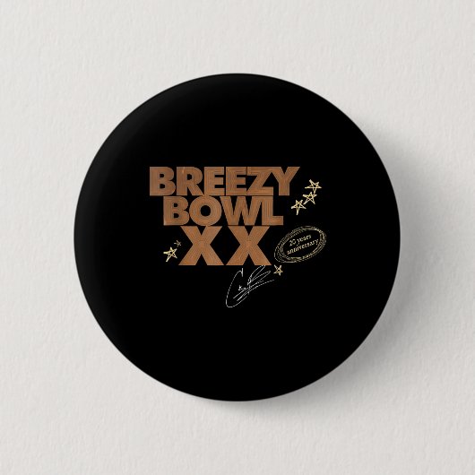 Chris Breezy Xx 2025 Button (Vorderseite)