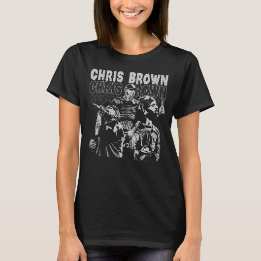 Chris Brown Bootleg B& T-Shirt (Vorderseite)