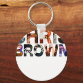 Chris Brown tex Schlüsselanhänger (Vorderseite)
