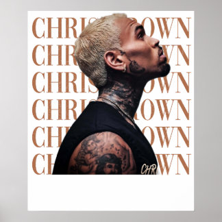 Chris Brown Text  Poster