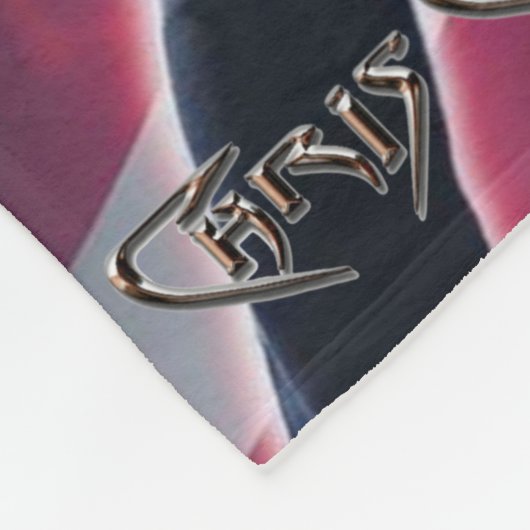 Chris Cafferet mit Flag Fleece Blanket (Ecke)