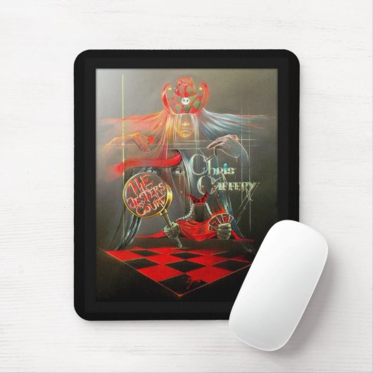 Chris Caffery Jester Art Mouse Pad Mousepad (Mit Mouse)