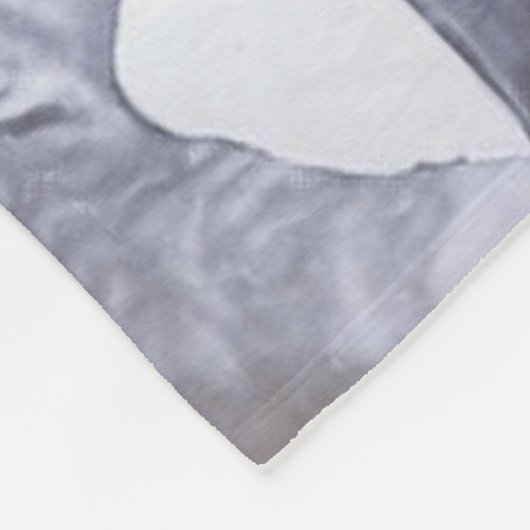 Chris Caffery Portrait Black & White Fleecedecke (Ecke)