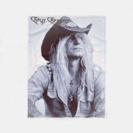 Chris Caffery Portrait Black & White Fleecedecke