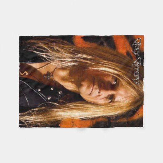 Chris Caffery Portrait Color Fleece Blanke (Vorderseite (Horizontal))