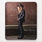 Chris Caffery Stehend von Brick Wall Mouse Pad Mousepad (Vorne)