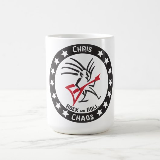 Chris CHAOS DJ Coffee Tasse (Mittel)