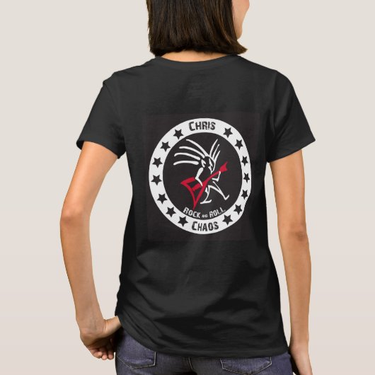 Chris CHAOS DJ Ladys T - Shirt (Rückseite)