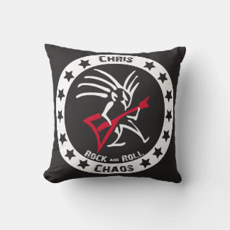 Chris CHAOS DJ Throw Pillow Kissen