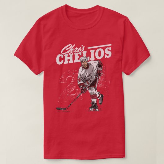 Chris Chelios Retro T-Shirt (Design vorne)