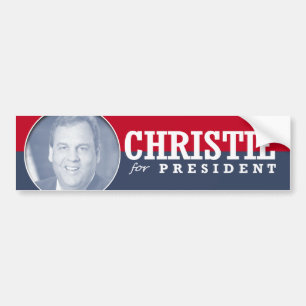 CHRIS CHRISTIE 2016 AUTOAUFKLEBER