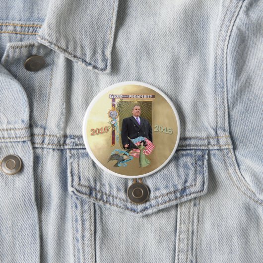 Chris Christie 2016 Button (Beispiel)