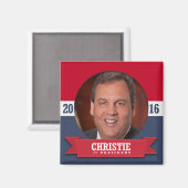 CHRIS CHRISTIE 2016 MAGNET (Vorderseite/Rückseite)