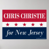 Chris Christie für New Jersey Poster (Vorne)