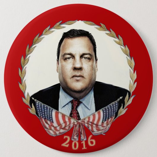 Chris Christie für Präsidenten 2016 Button (Vorderseite)