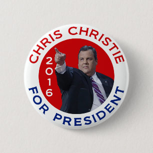 Chris Christie für Präsidenten 2016 Button