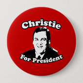 CHRIS CHRISTIE FÜR PRÄSIDENTEN BUTTON (Vorderseite)
