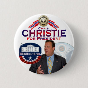 Chris Christie für Präsidenten Button
