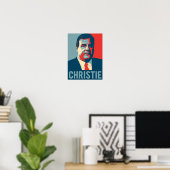 Chris Christie Hope Poster (Heimbüro)