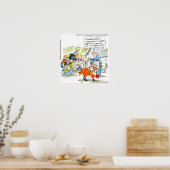 Chris Christie like a Fox Funny Poster (Küche)