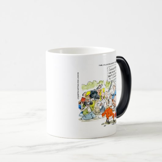 Chris Christie like a Fox Funny Verwandlungstasse (VorderseiteRechts)