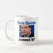 Chris Christie - oben gestaut! Kaffeetasse (Links)