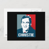 CHRIS CHRISTIE POSTER POSTKARTE (Vorne/Hinten)