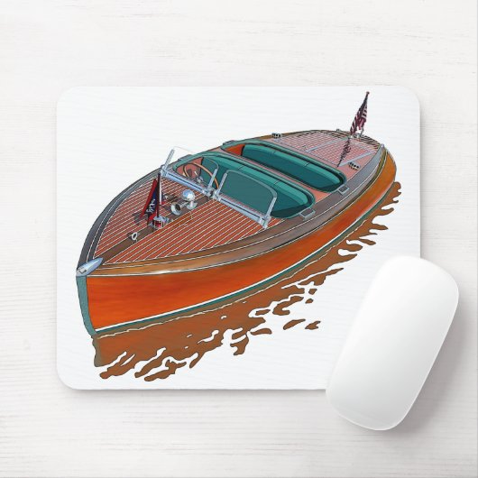Chris-Craft Barrel Back Mousepad (Mit Mouse)