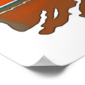 Chris-Craft Barrel Back Poster (Ecke)