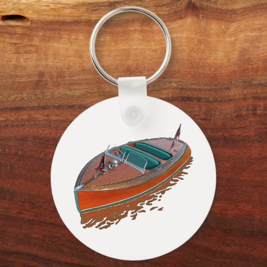 Chris-Craft Barrel Back Schlüsselanhänger (Vorderseite)