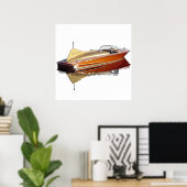 Chris Craft Cobra Poster (Heimbüro)