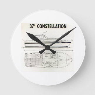 Chris Craft Constellation Boat Wall Clock Runde Wanduhr