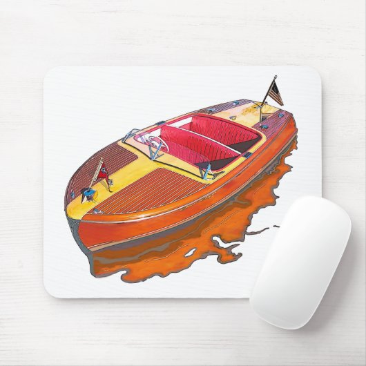 Chris Craft Riviera Mousepad (Mit Mouse)