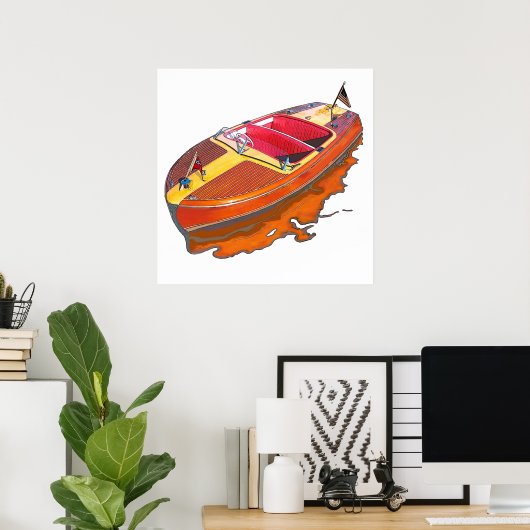 Chris Craft Riviera Poster (Heimbüro)