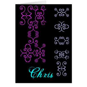 Chris Designer Name IX Card