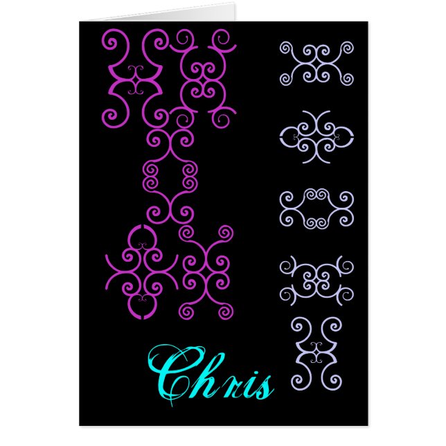Chris Designer Name IX Card (Vorne)