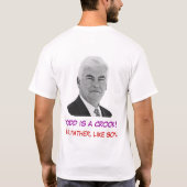 Chris Dodd, Richard Blumenthal, Commie-Flagge T-Shirt (Rückseite)