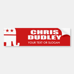 CHRIS DUDLEY FÜR GOUVERNEUR AUTOAUFKLEBER