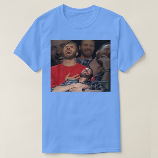 Chris Evans Lachend 2 T-Shirt (Design vorne)