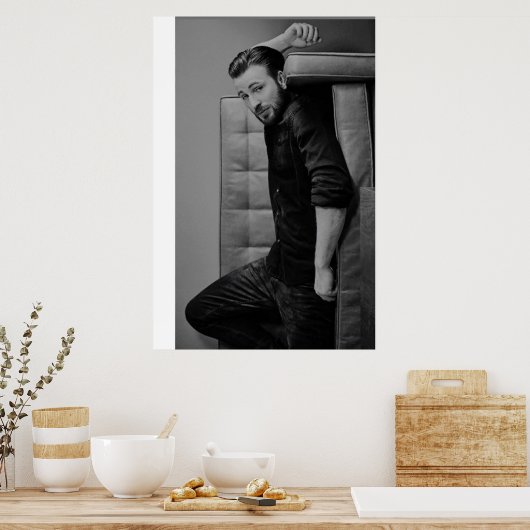 Chris Evans Poster (Küche)