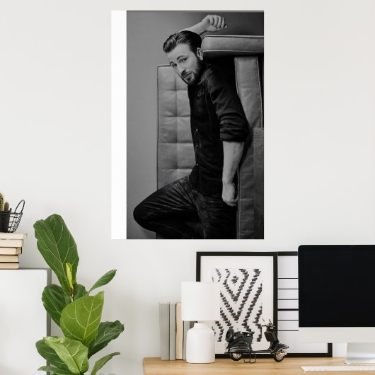 Chris Evans Poster (Heimbüro)