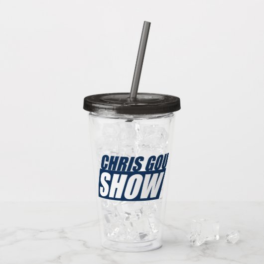 Chris Gou Show Tumbler Acryltrinkbecher (Rückseite Ice)